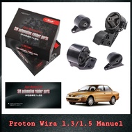 SM Engine Mounting Set - Proton Wira 1.3 1.5 / Satria 1.3 1.5 Manual ( 1+1Year Warranty ) Tapak Enji