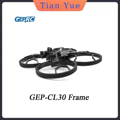 GEPRC GEP-CL30 CineLog 30 Carbon Fiber Frame Kit 3inch 126mm Wheelbase With Propeller Guard For RC F