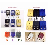 THERMOCOUPLE CONNECTOR OMEGA Type K, J, T, N, E, U, C, R/S male & female