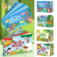 Educational Activity Book for Kids 1-4 Years Old Quite Busy Book Matching Puzzle Toy