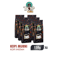 [Paket isi 6] TOP Coffee Kopi Murni Pack 158gr
