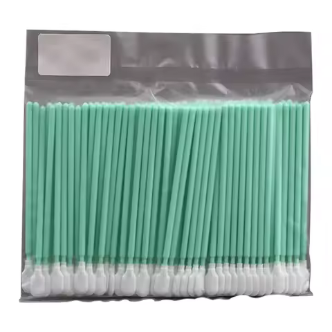 100pcs/Bag Cleaning Q-tips Dust-proof Cotton Swab Cleaner Strong Absorbent Fiber Machine Focus Lens 