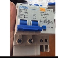 2-phase anti-shock circuit breaker DZ47-63