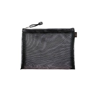 Shopee Arrive The Next Day Simple Life A5 Metal Nylon Zipper Bag-Black Stepping Stone Shopping Netwo