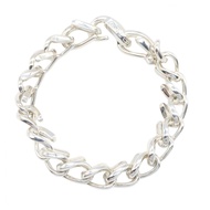 [二手] Tiffany & Co. Forge 中型鍊式手鍊，腕圍 16 厘米，925 純銀。