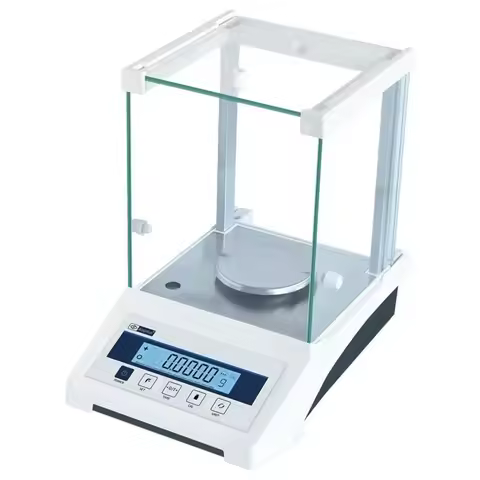 Analytical Balance 0.1mg Electronic Precision with LCD Display Digital Weighing Machine 0.0001g Anal