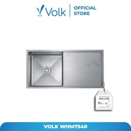 BAK CUCI PIRING KITCHEN SINK CUTTING MINIMALIS VOLK WHM7540