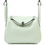 Hermes mini lindy vert fizz 95% new 跟正單