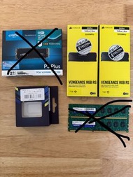 i3 12100 CPU + Corsair 8Gb DDR4 3200MHz x 2 + ASUS H610M-K D4