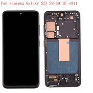 TFT oled For Samsung S23 5G Display S911 S911B LCD Touch Screen Digitizer S23 Screen Frame
