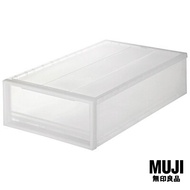 มูจิ กล่องลิ้นชักโพลีโพรพิลีน - MUJI PP Storage (W40 × D65 × H18 cm)