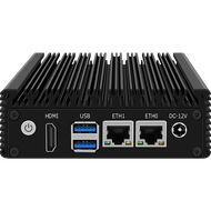 Fanless X86-p1 Soft Routing Intel Celeron N3050/N3160 Mini Host 6W low Power Energy Saving Microcomp