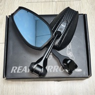 UNIVERSAL Motorcycle Side Mirror Anti-glare Adjustable Blue Lens XDV ADV Xmax Nmax Jet X Y15 Y16 RS 