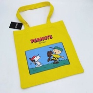 日本 Peanuts 史努比 Snoopy Charlie Brown 帆布袋 單肩包 手提袋  (需訂購）