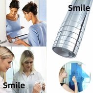 SMILE Mirror Wall Sticker DIY Bathroom Ultra-thin Wall Tile Stickers