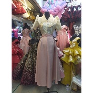 BLOUSE AND SKIRT FILIPINIANA DRESS