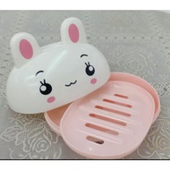 Cute Rabbit Cartoon soap box toilet cartoon plastic box