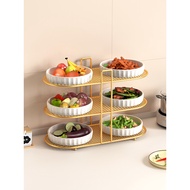 [48H Shipping] Kitchen Multi-Functional Multi-Layer Storage Rack for Home Hot Pot Preparation, Speci