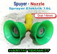 Nozzle spuyer sprayer elektrik n manual model Y 2mata kabut