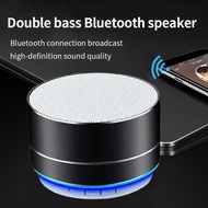 ♥Readystock+FREE Shipping♥A10 Wireless Bluetooth Outdoor Subwoofer MINI Portable Speaker Radio Music Sound Box Aluminum Alloy Wireless Speaker