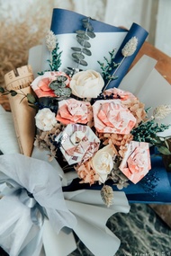 鈔票花束/鈔票玫瑰花束/有錢花花束/紙鈔花束/錢花花束/生日花束