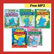 Dragon Tales by Dav Pilkey (Author of Dog Man / Captain Underpants ) 5 books zz