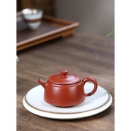 Yixing Pure Handmade Purple Clay Pot Cinnabar Clay Dahongpao Big Mouth Hanwa Pot Teapot Household St