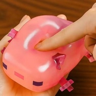 🎮💙✨Minecraft Axolotl Squishy Toy - Slow Rise Stress Relief Fidget Toys for Kids, Cute Mexican Salama
