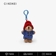 Paddington Bear ของเล่นตุ๊กตาหมีน้อยน่ารักแขวนกระเป๋ารอบผ้าพันคอและกระเป๋าสําหรับรองเท้าและสินค้าเคร