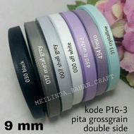 9 mm double side grossgrain ribbon. For sale per 5 yards or 4.5 meters include color in the descript