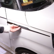 For Honda N-BOX JF3 JF4 2017 2018 2019 2020 2021 Soft Carbon Fiber Car Body Molding Strip Trim Stick