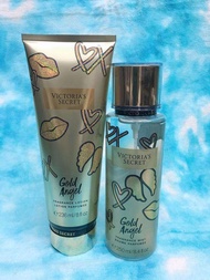VICTORIA_SECRET BODY MIST GOLD ANGEL WITH LOTION (NEW) perfume women