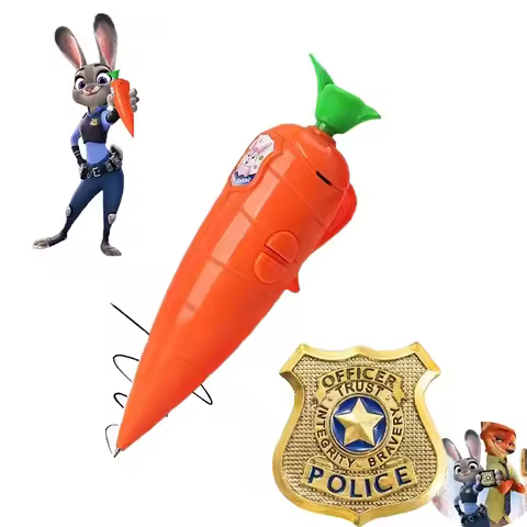 1-6pcs HOT Judy Carrot-Shaped 2-in-1 Voice Recorder Ballpoint Pen 60-Second Recording \\ Creative No