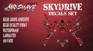 Skydrive Samurai Decals Set (Red)