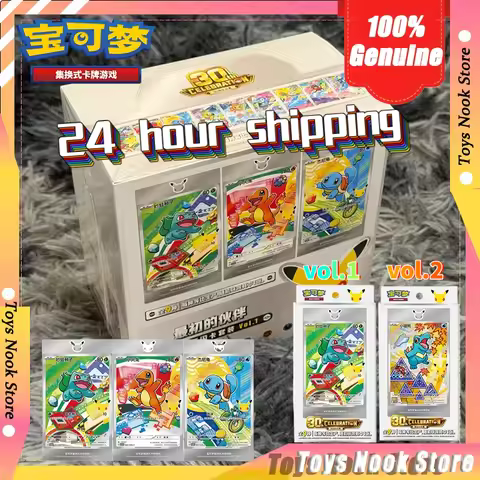 Original Pokemon 30th Anniversary Vol.1 Vol.2 Vol.3 Original Partner Special Illustration Set Gift B