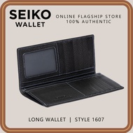 Seiko Wallet - Genuine Leather Long Envelope Wallet (With RFID Blocker) - 1607