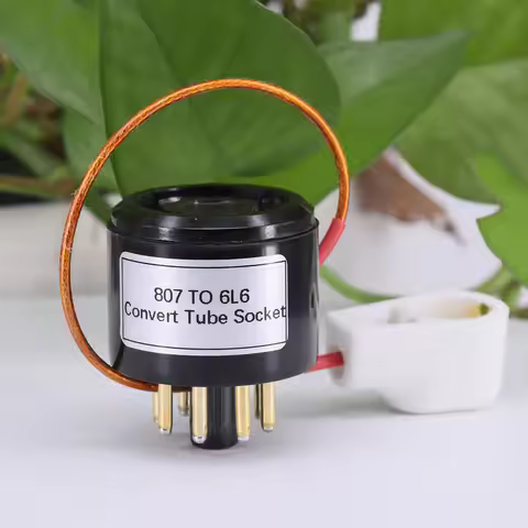 1PC 807 FU-7 FU7 TO 6L6 Vacuum Tube 5Pins TO 8Pins DIY Audio Electron Tube Amplifier Convert Tube So