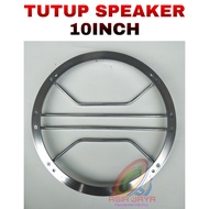 Tutup Speaker Ram 10 inch Besi Stainless / Ram Stainless 10 Inch