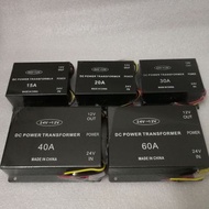 DC 24V To 12V 10A 15A 20A 30A 40A 60A Car Power Buck Transformer Converter Truck Bus DVD Audio Power