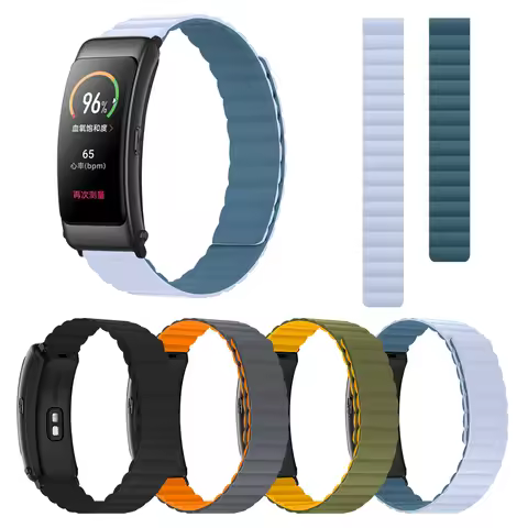 Silicone Magnetic Strap For Huawei TalkBand B6/B3 16mm bracelet wrist Sport Replacement for Huawei B