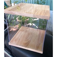 Transparent Acrylic Mica Box with Open Door, Model Display