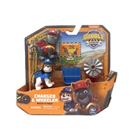 PAW PATROL Figures Charger & Wheeler Rubble & Crew