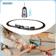[mojotorw7] Train Set for Kids Electric Train Toy Creative with Lights and Sounds with
