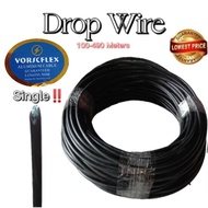 SINGLE Drop Wire ACSR Service BLACK ONLY 6/7 14mm 100 to 500 METER" Original