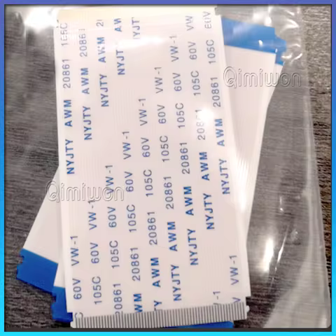 1PCS/LOT Gold plated tape card/ear same direction 50P/60P/68P/80P 0.5mm spacing TV logic board FFC r