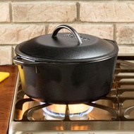 美國LODGE 美國製雙耳鑄鐵荷蘭鍋-4.7L L8DOL3
