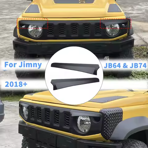 Jimny Angry Bad Face Headlight Eyebrows Eye Lid Sticker for SUZUKI Jimny JB64 JB74 JC74 2019+ for OE