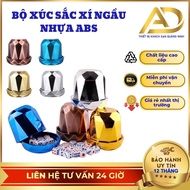 Colorful ABS plastic dice set comes with 6 dice