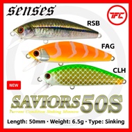 SENSES Saviors 50S Sinking Minnow Savior SVR50S 50mm 6.5g