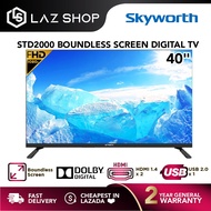 Skyworth 40 Inch FHD Basic Digital TV 40STD2000 | Dolby Digital | Boundless Screen Design